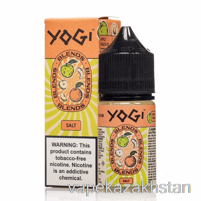 Vape Disposable Apple Peach Ice - Yogi Blends Salts - 30mL 50mg